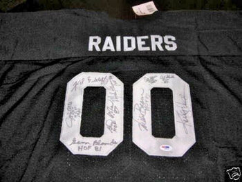 Ken Stabler Gene Upshaw,George Blanda,Jim Otto +4