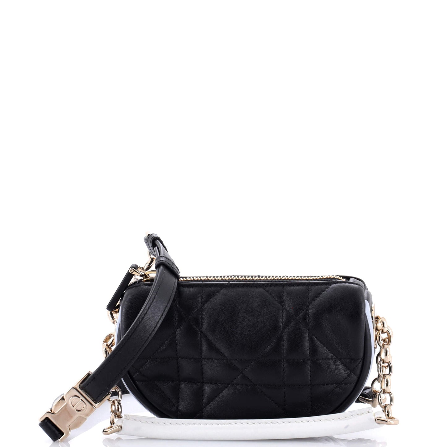 Christian Dior Vibe Hobo Cannage Quilt Lambskin Mini
