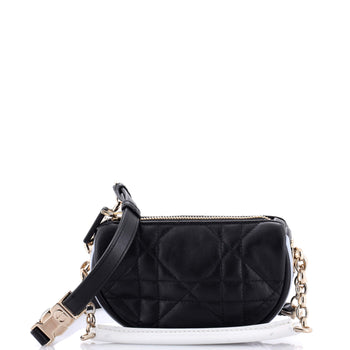 Christian Dior Vibe Hobo Cannage Quilt Lambskin Mini