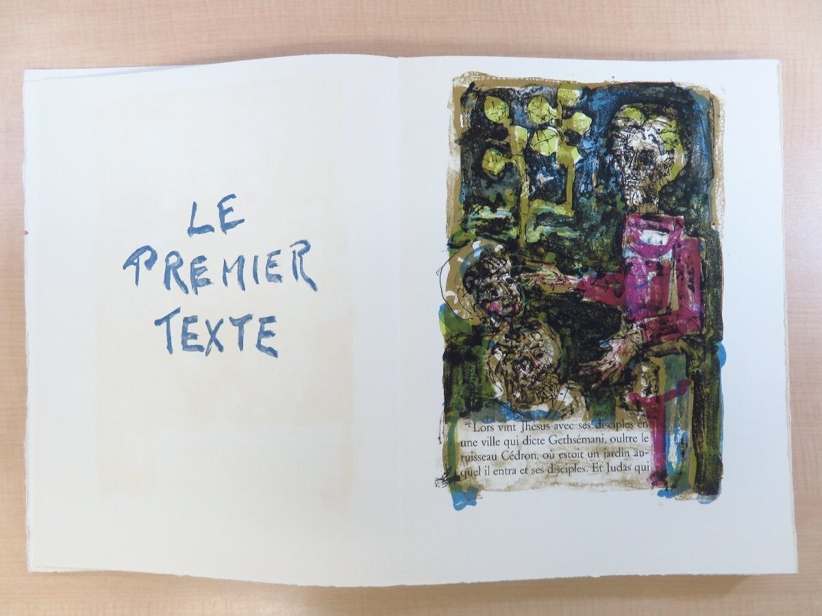 Jehan Gerson La Passion De Nostre Seigneur 1960 Limited Signed By Paul Aizpiri