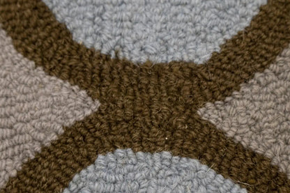 Multicolored Trellis Design 5X8 Hand-Tufted