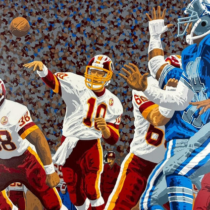 Rick Rush "American Football" Original Serigraph