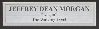 Jeffrey Dean Morgan Signed/Auto Bat Framed "Negan