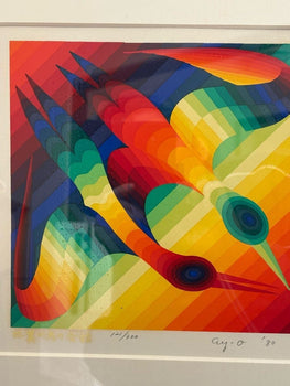 Ay-O Pop Art Signed Original Serigraph 