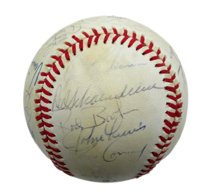 1987 Cardinals Autographed By 25 Rawlings World
