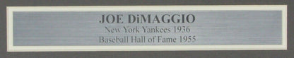 Joe Dimaggio Hof Yankees Signed/Auto 11X14 1936