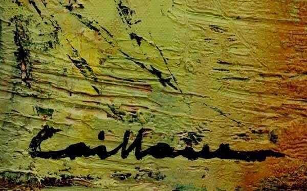 Rodolphe Caillaux (France) Original Painting Oil On Canvas Signed Framed Flower