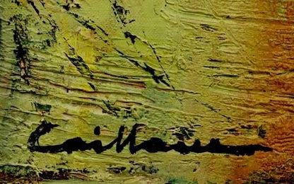 Rodolphe Caillaux (France) Original Painting Oil On Canvas Signed Framed Flower