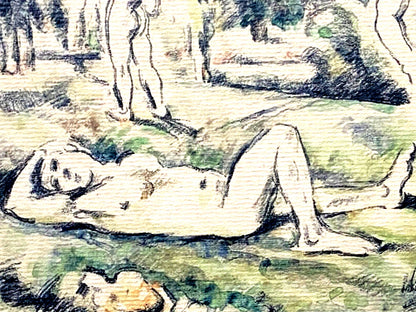 Paul Czanne Lithograph Coa Mourlot 1935 Signed Published Gauguin