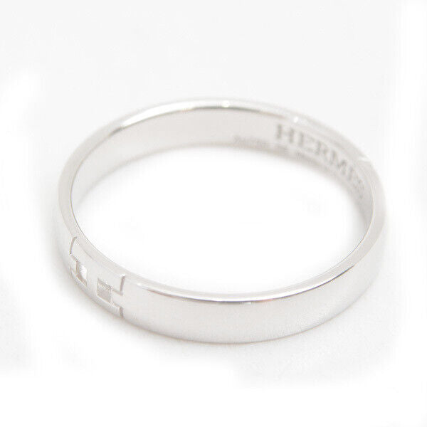 HERMES Hercules Ring K18WG US#8.75