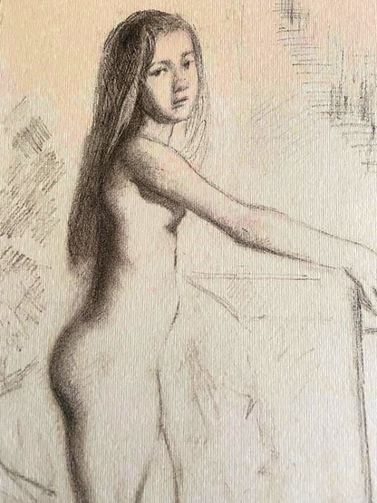 Balthus Lithograph Coa Signed Numbered Stamped (Egon Schiele)