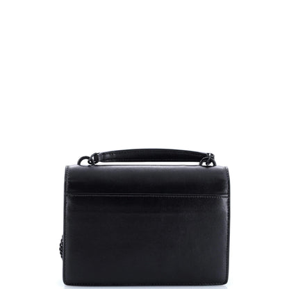 Leather Saint Laurent Sunset Top Handle Chain Wallet