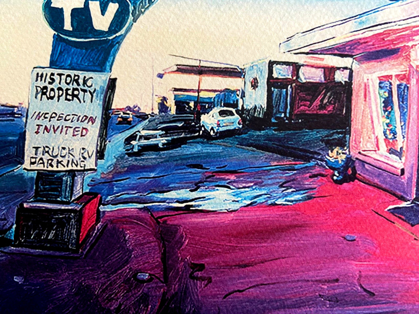 Bob Dylan, "Blue Swallow Motel: Route 66" Coa Numbered Signed Op