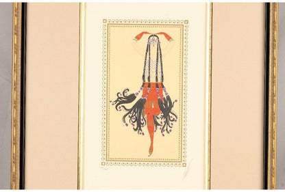 Erte - Scheherazade Original Lithograph Print Signed Numbered Ed300 Framed