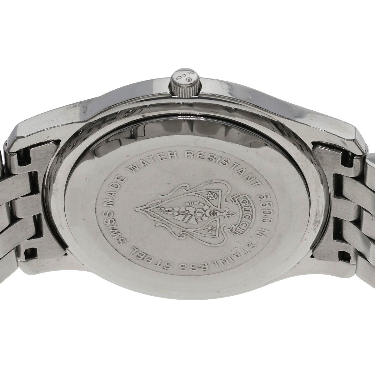 Gucci Round Face Watches 5500M Stainless Steel/Stainless Steel