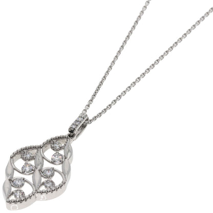 0.27Ct Diamond Necklace Platinum Pt900 Pt850 5.2G