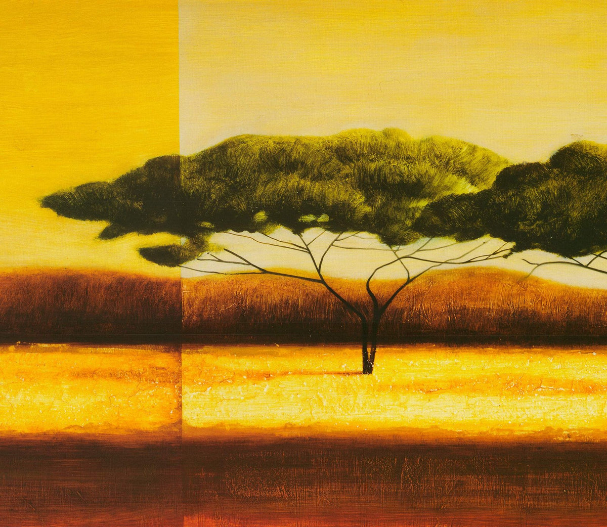 LAZLO EMMERICH Kenya 30" x 54" Offset Lithograph 2009 Contemporary