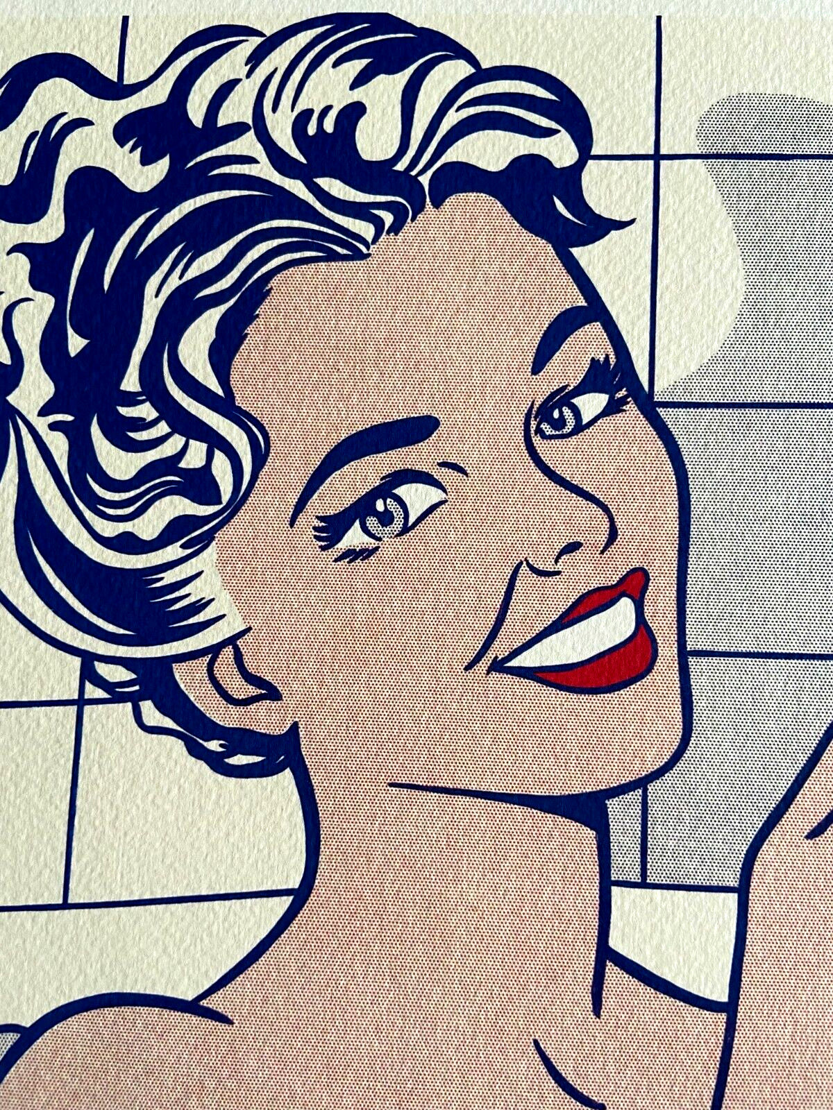 Rare Signed Numbered Lithograph by Roy Lichtenstein with COA