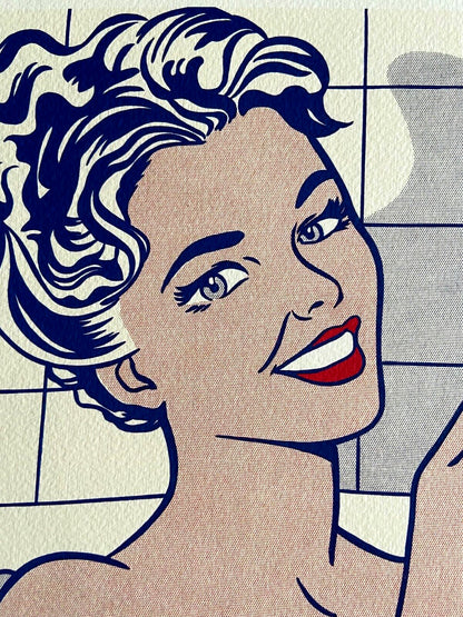 Rare Signed Numbered Lithograph by Roy Lichtenstein with COA