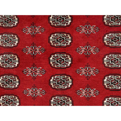 8'4"X10' Red Princess Bokara 100% Wool Hand Knotted Oriental Rug