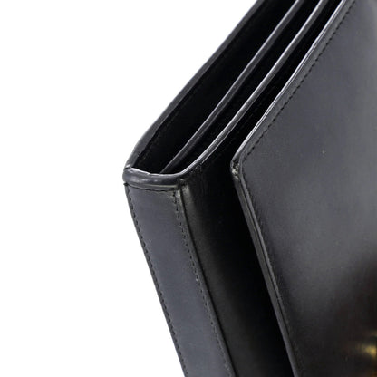 Saint Laurent Classic Monogram Wallet On Chain Leather Small