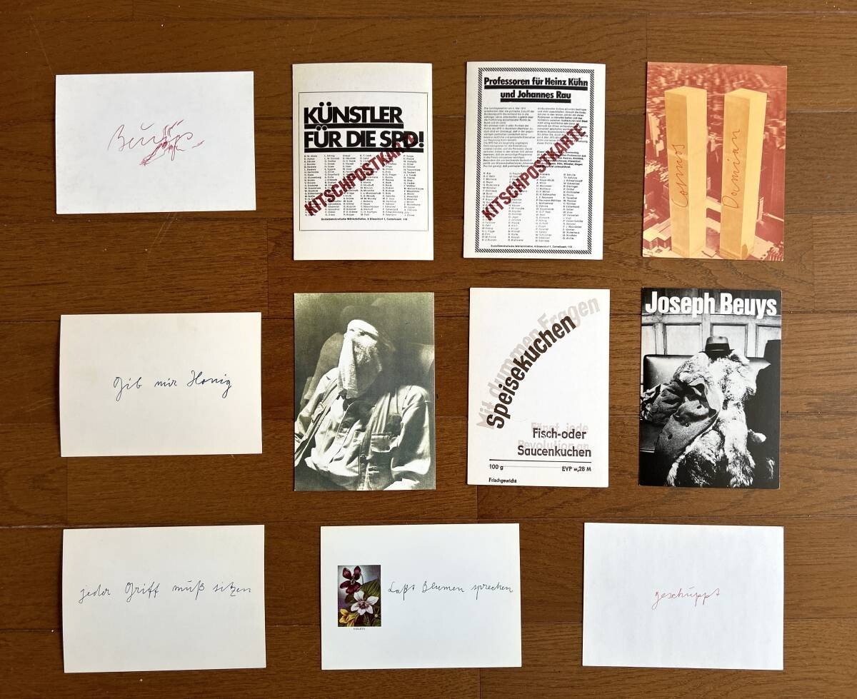 Joseph Beuys Postkarten (Postcards) 1968-1974