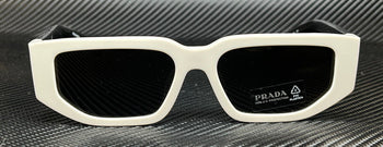 PRADA PR 09ZS 1425S0 White Dark Grey Men's 54 mm