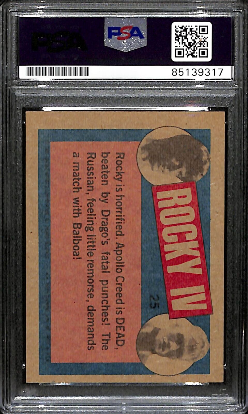 Dolph Lundgren Signed/Auto 1985 Topps Rocky Iv