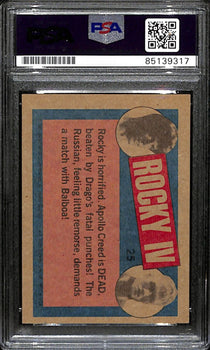 Dolph Lundgren Signed/Auto 1985 Topps Rocky Iv