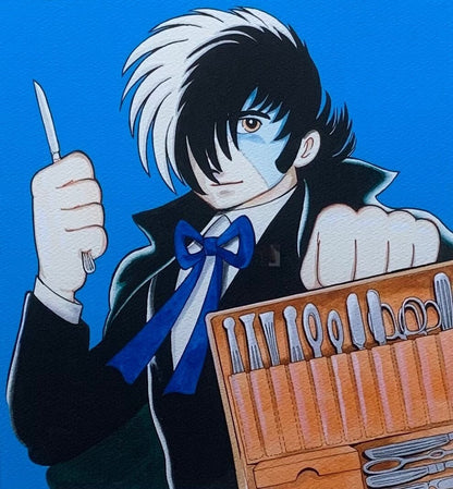 Osamu Tezuka Piezograph "Black Jack" Limited Edition 91/100 Signed Coa Japan