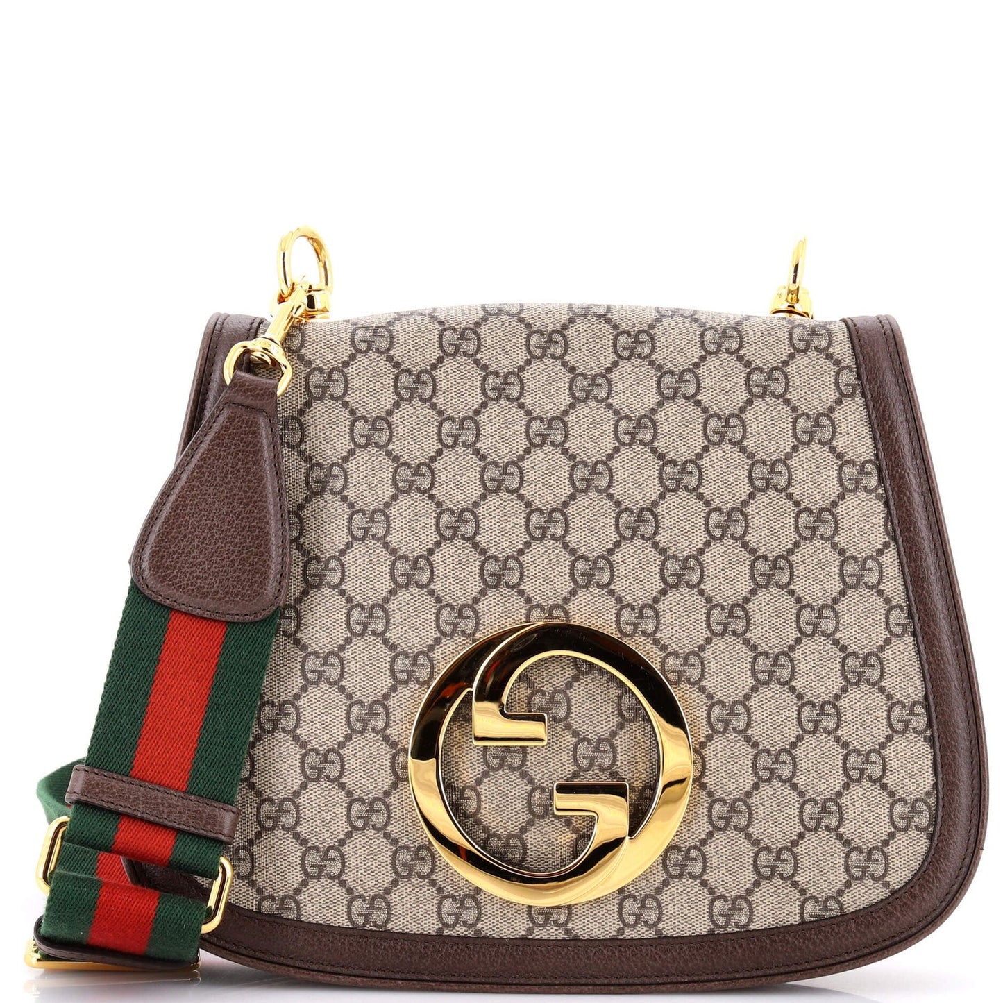Gucci Blondie Medium NM Top Handle Bag in GG Coated Canvas
