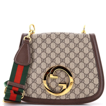 Gucci Blondie Medium NM Top Handle Bag in GG Coated Canvas