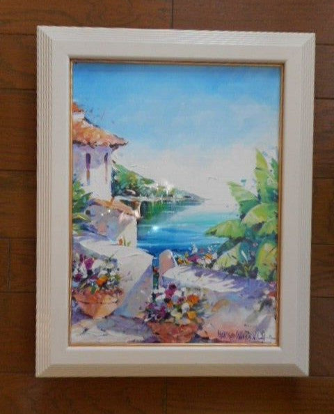 Marko Mavrovich Original Painting Oil On Canvas Signed Framed American Art