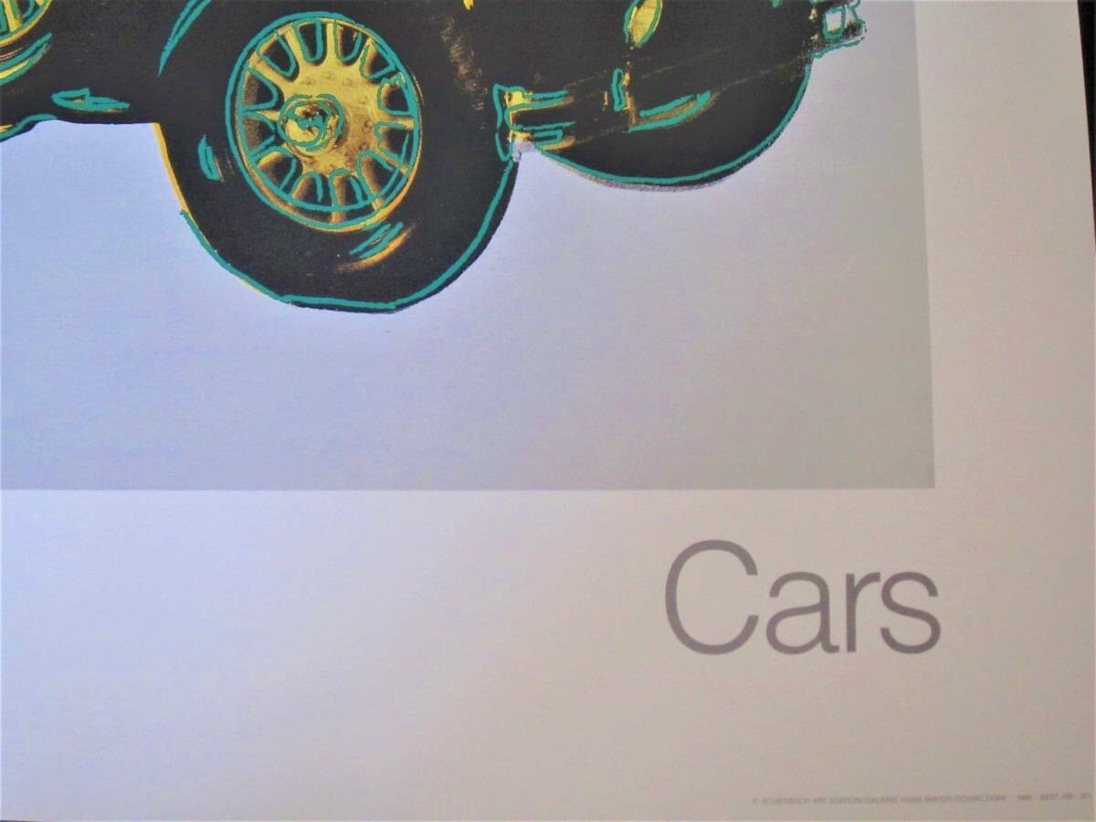 Andy Warhol Cars Mercedes Benz Typ 400 Tourenwagen Exhibition Poster Art Print