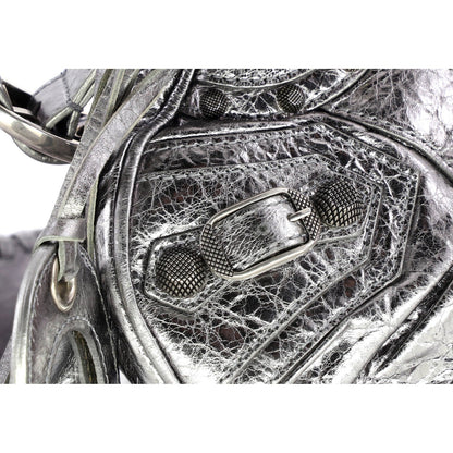 Balenciaga Le Cagole Giant Studs Shoulder Bag Leather Xs