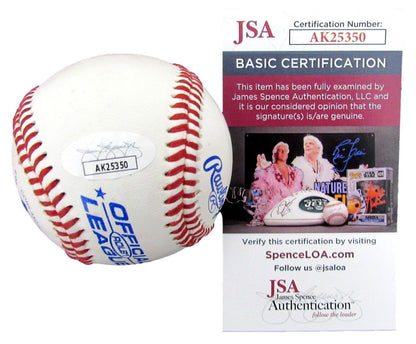 Joe Douse Autographed Ol Baseball Negro League Kc Monarchs Jsa 180151