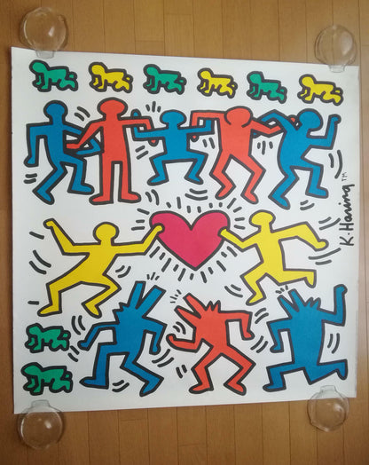Keith Haring oversized poster 90 cm x 90 cm