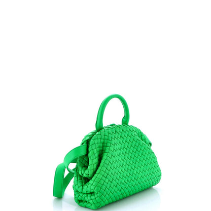 Bottega Veneta Padded Handle Tote Intrecciato Nappa Small