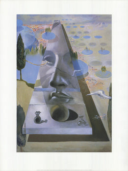 Salvador Dali Appearance Of The Face Of Aphrodite Of Cnidus In A Landscape 31.5