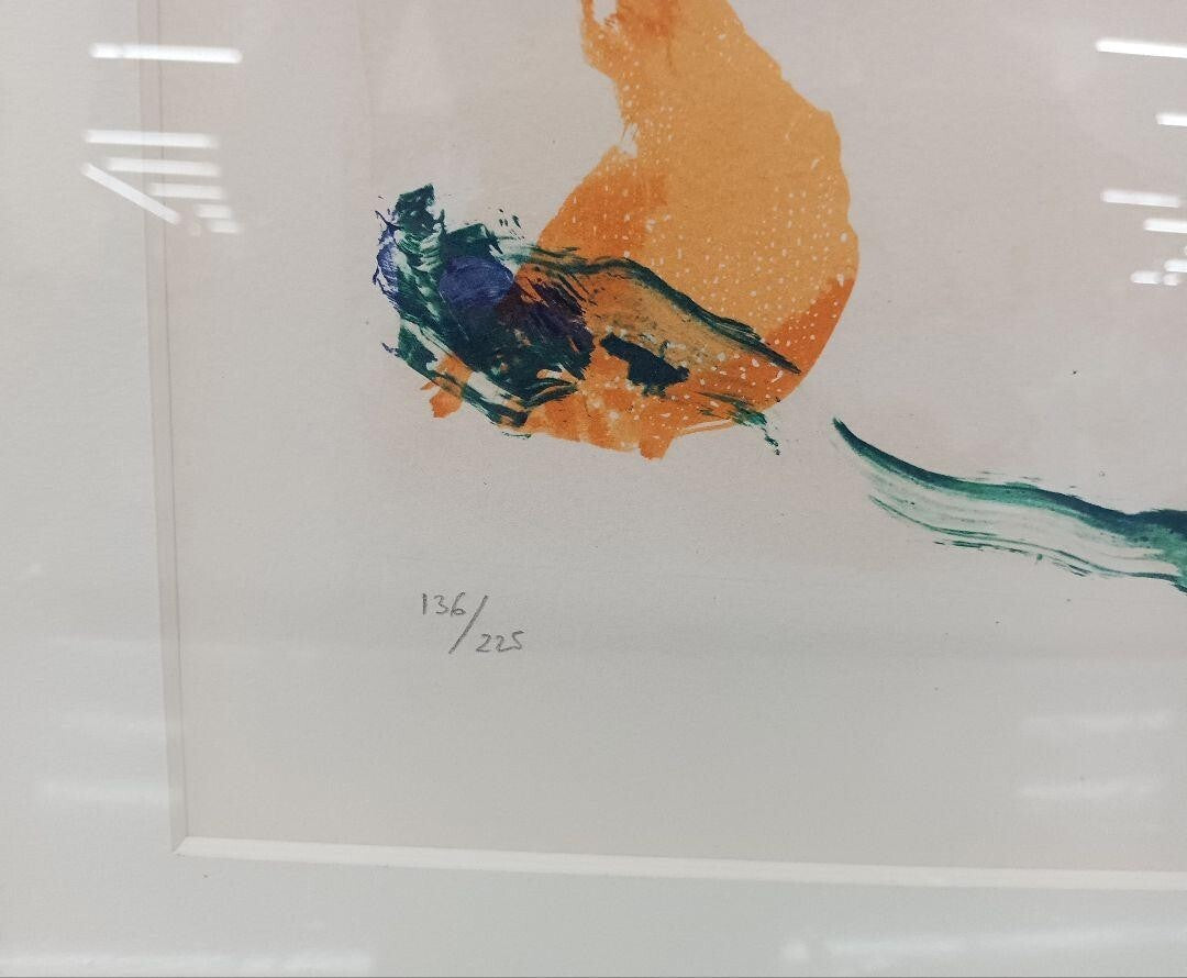 II Kim En Joong Signed Original Lithograph Print Framed ED225 Monde imaginaire