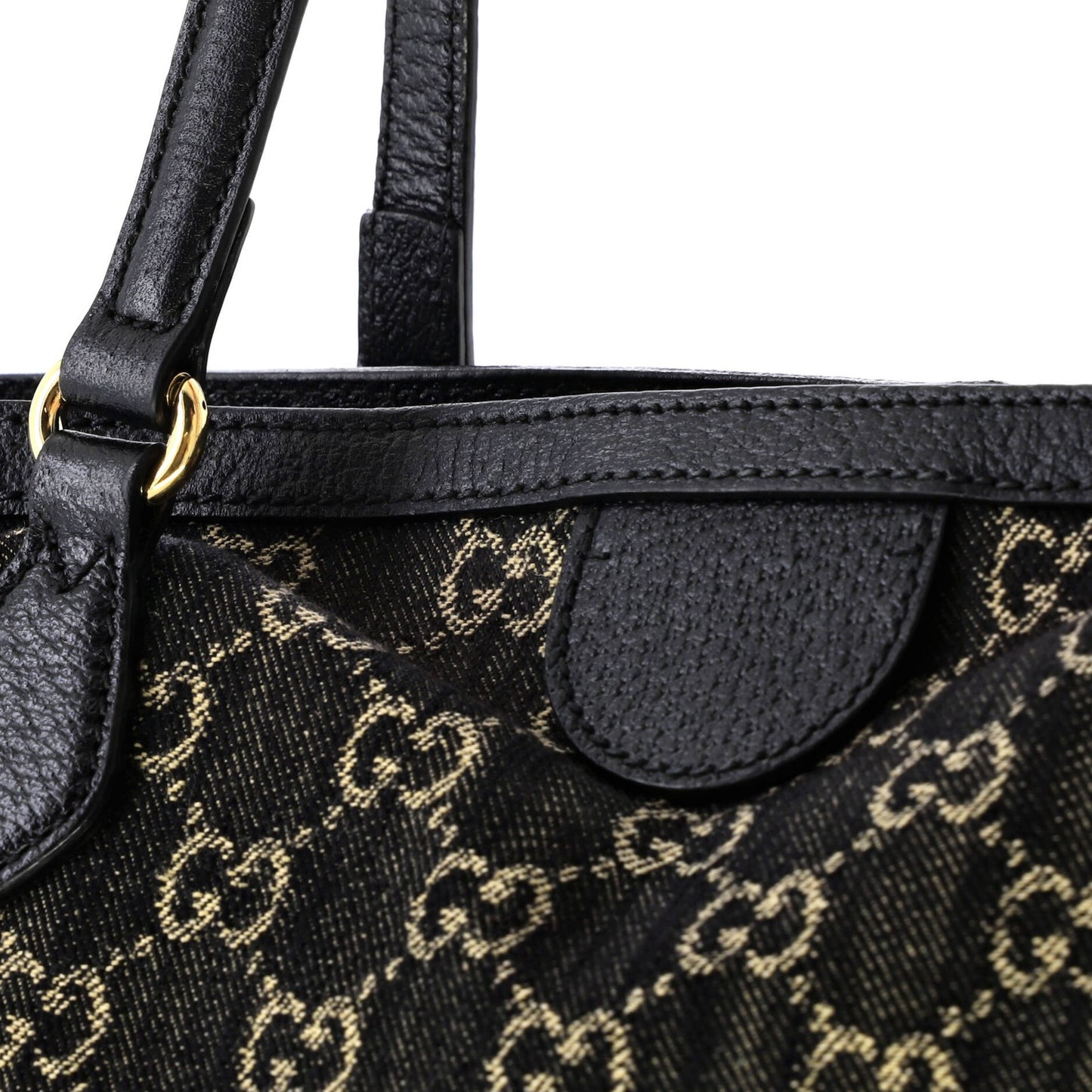 Gucci Ophidia Shopping Tote Gg Denim Medium