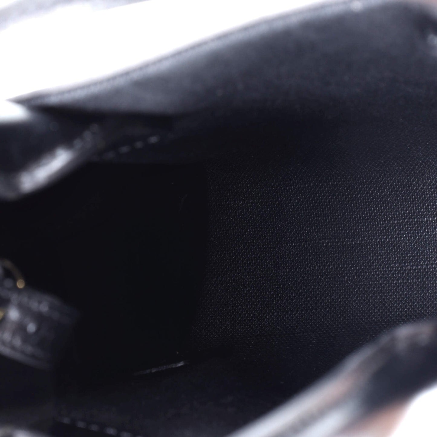 Mini Celine Vertical Cabas Tote All Over Logo Print Leather