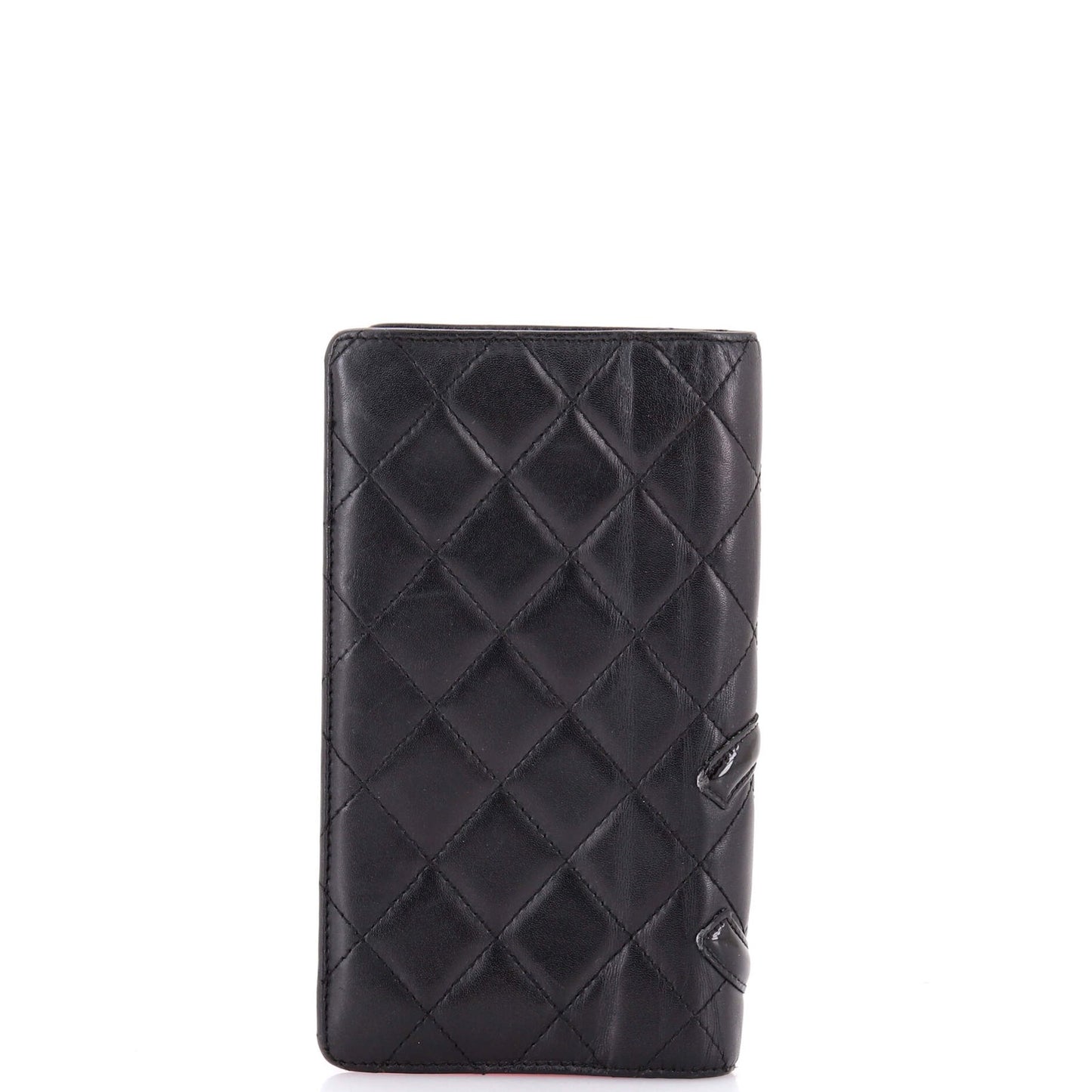 Chanel Cambon Bifold Wallet Quilted Lambskin Long