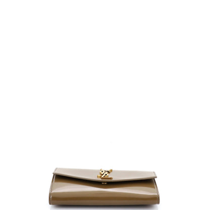 Saint Laurent Classic Monogram Wallet On Chain Patent Small