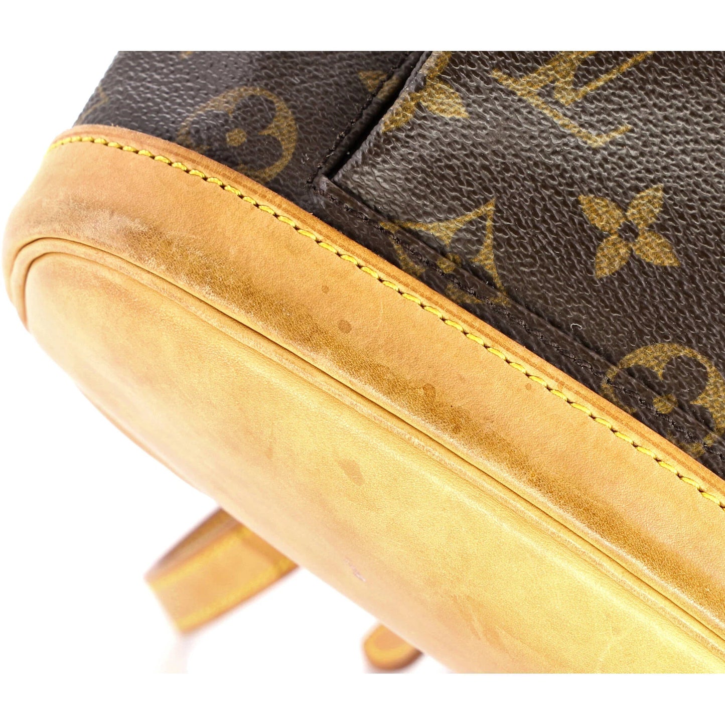 Louis Vuitton Vintage Montsouris Backpack Monogram Canvas Pm