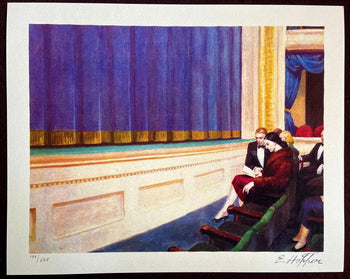 Edward Hopper Lithograph Hand Numbered Signed
