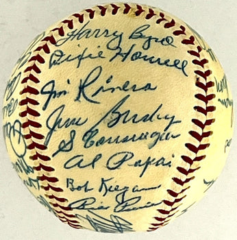 1955 Chicago White Sox Team Signed Baseball (30)