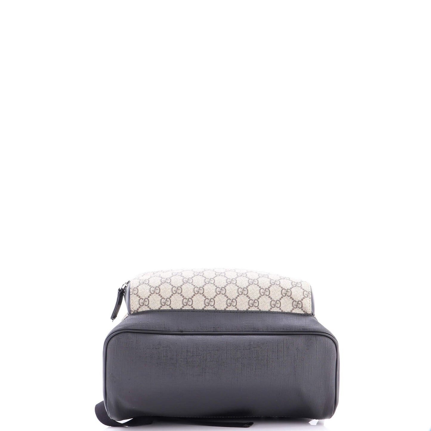 Gucci Zip Pocket Backpack Gg Coated Canvas Medium