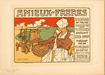 Maitres De L'Affiche Original Poster Vintage Amieux Freres By Fay 1896