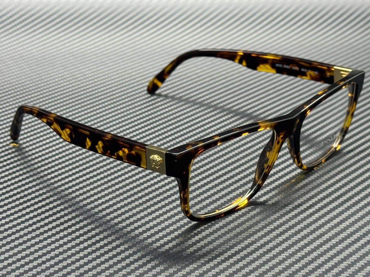 VERSACE VE3380 5514 Havana Tortoise Men's 56 mm Eyeglasses